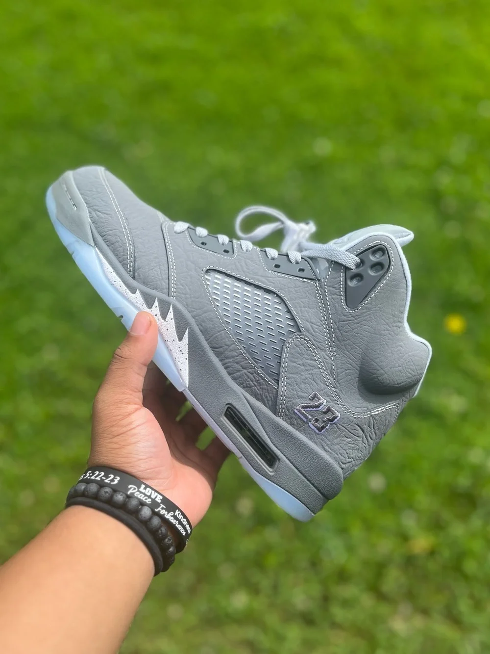 New Air Jordan 5 Wolf Grey – Good Condition – Clean 🔥